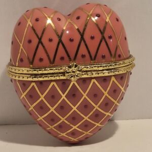 Mary Kay Ceramic Heart-Shaped Trinket Box, From the heart written inside.